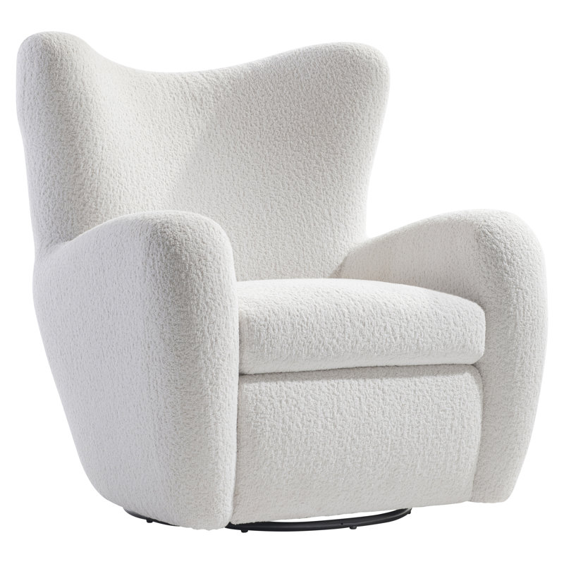 Silvi Swivel Balloon Chair, White