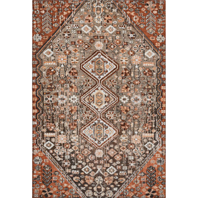 Premium Machine Washable Ashington AMF1834 Aztec Rug