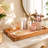 Pink Summer Handcrafted Mango Wood Serving Tray