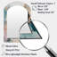Delicate Brushstrokes, peinture abstraite V - miroir mural moderne-881957958