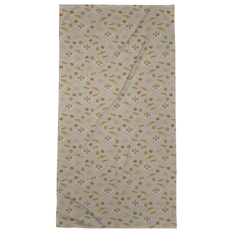Katelyn Elizabeth Cotton Blend Bath Towel, Gray