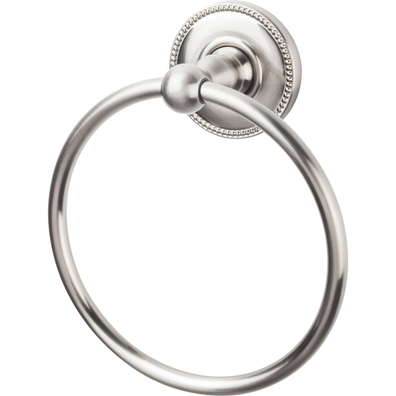 Edwardian Bath  Towel Ring, Brushed Satin Nickel