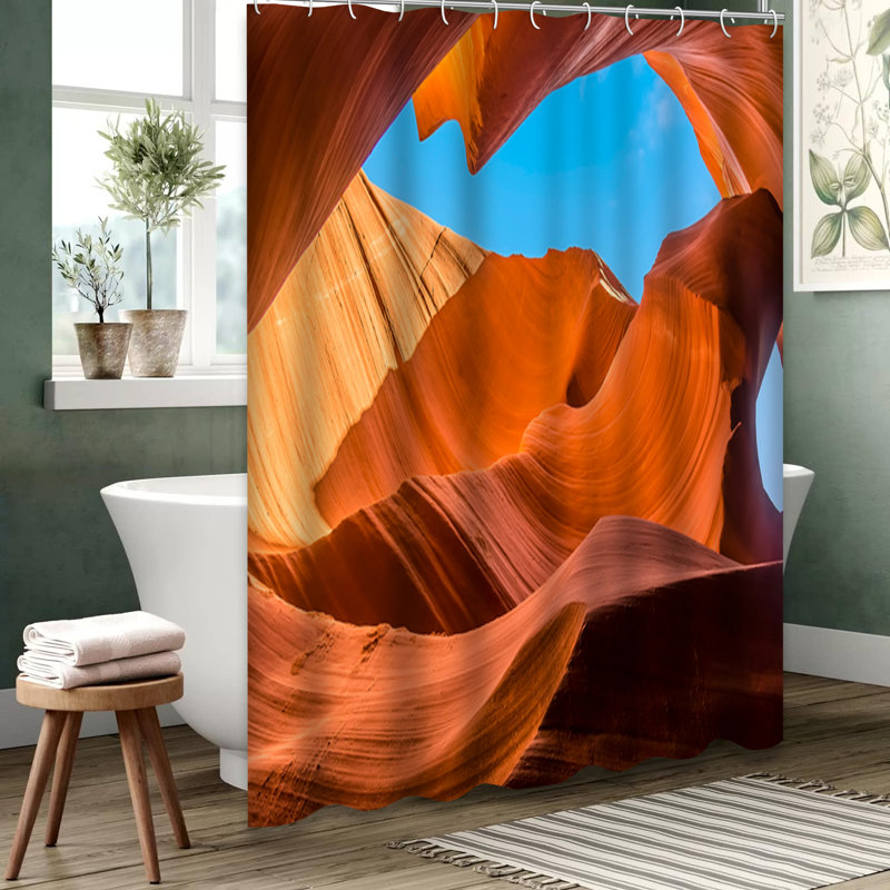 Rideau de douche Antelope Canyon Arizona, L 72 po x l 84 po
