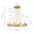 Andrade 12-Light Dimmable Metal Wagon Wheel Chandelier-843238402