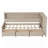 Functional Wood Daybed with Ample Storage Shelves and Drawers, Perfect for Organized and Comfortable Living Spaces-2044144805