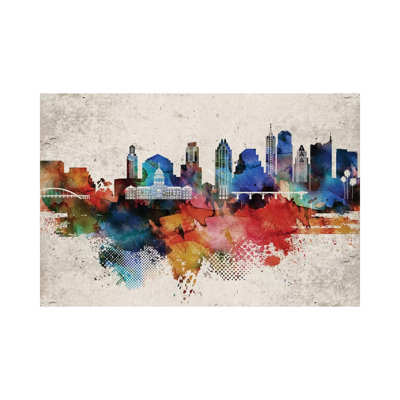Austin Abstract - Print on Canvas
