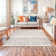Humphrey Southwestern Light Gray/Dark Gray/Ivory Area Rug in Gray