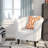 Liam Faux Leather Barrel Chair-1497373631