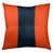 Orange et bleu marine