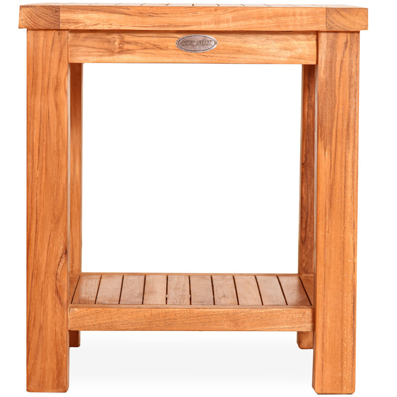 Florence 16'' W Wood Shower Bench