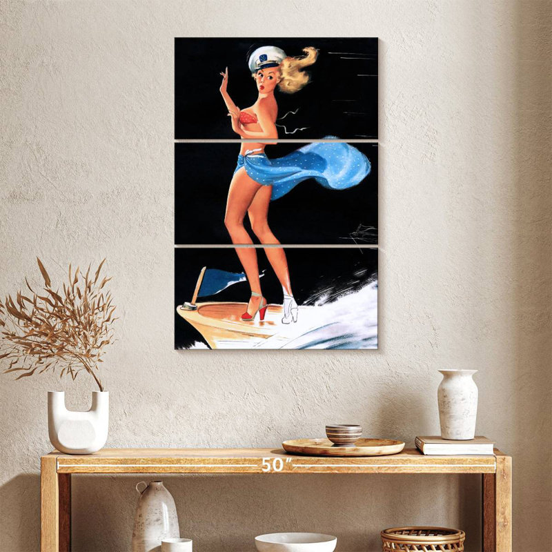 Leisha Can You Tie This, 38" H x 24" W