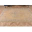 Grand tapis turc beige Anatolian rétro avec un motif tribal en laine Oushak, idéal pour le salon