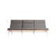 Perch 88'' Powder Coated Aluminum Outdoor Sofa