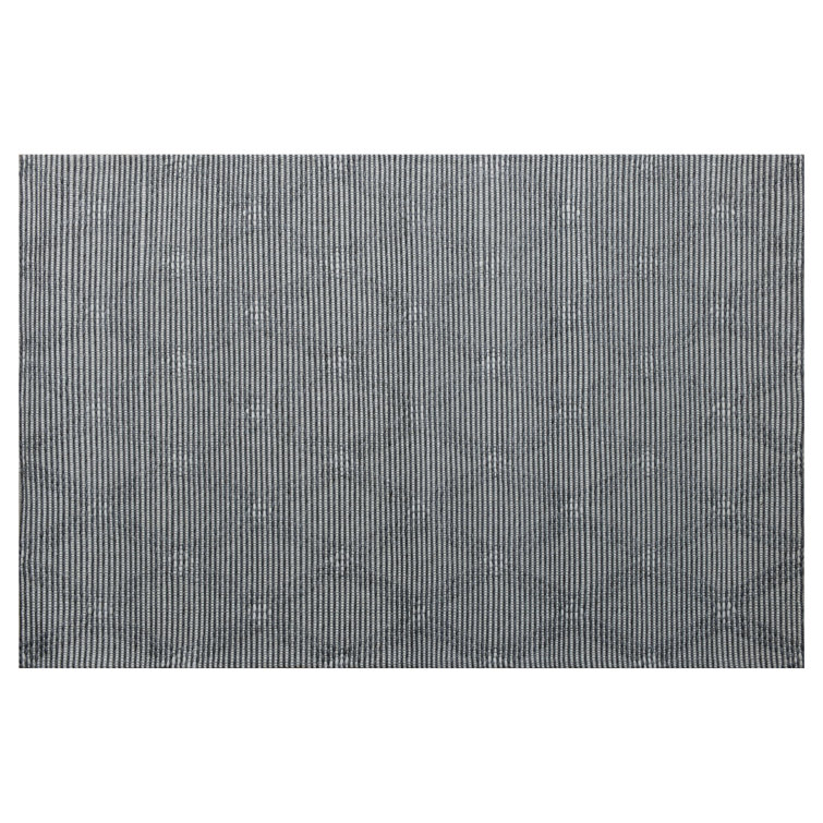 Handmade Hand Tufted Modern Geometric Gray/Ivory Rug