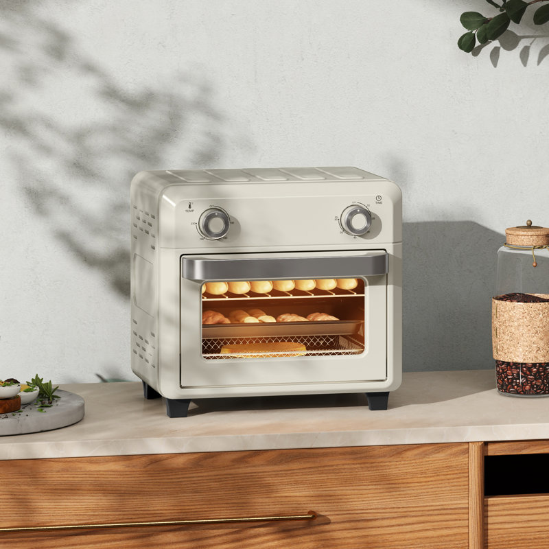 HOMCOM 10L Air Fryer Oven, White