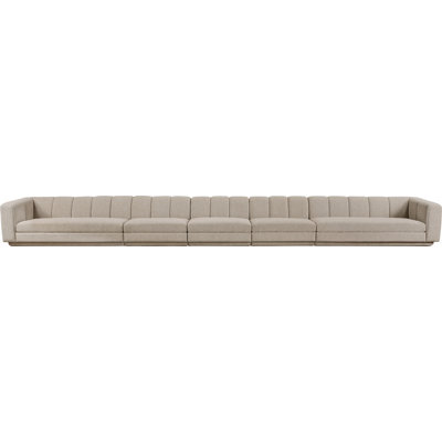 Chiquita Fabric Upholstered 5Pc. Modular Sofa