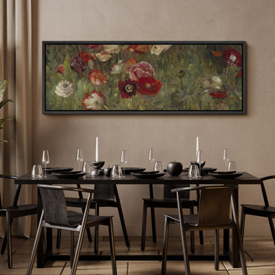 Champ de fleurs vibrantes, art moderne