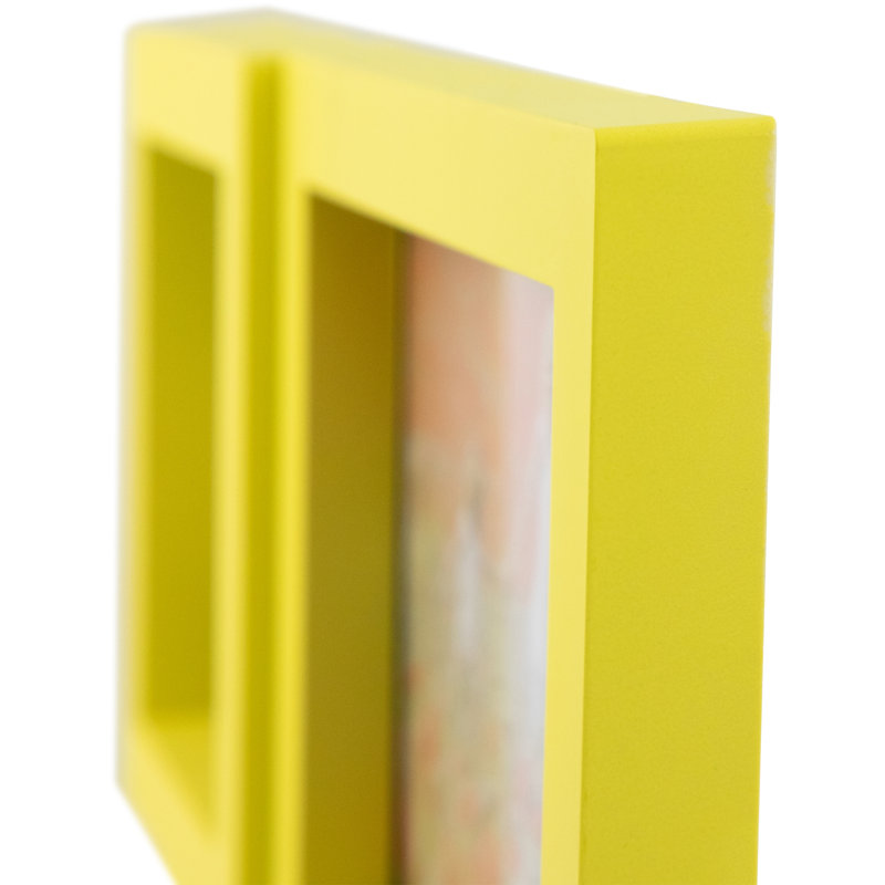 11.75" Yellow Multi-Sized Puzzled Collage Picture Frame