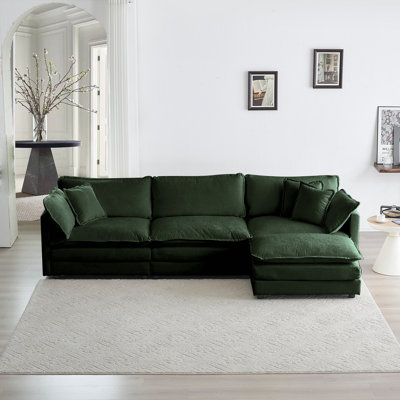 Canapé modulaire en L surdimensionné Free Combination Upholstery