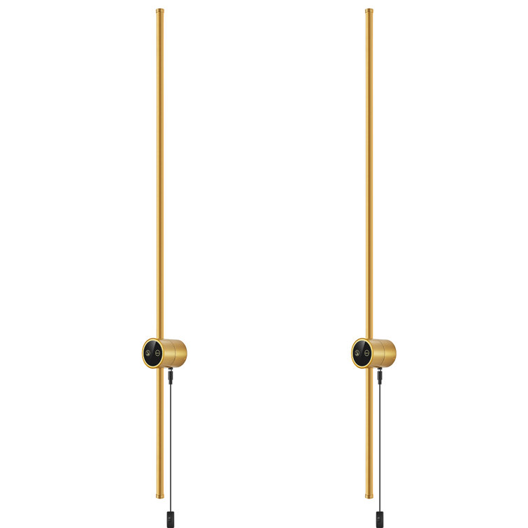 Harrower LED Lights Plug-in Wall Sconces Lighting Fixtures for Atmosphere with Memory Function