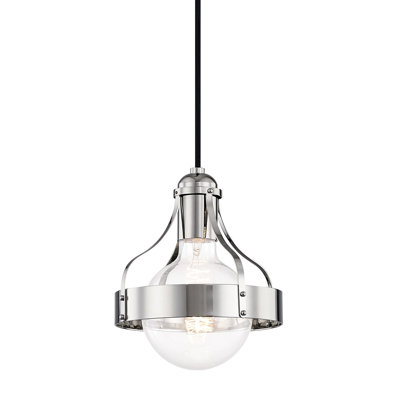 Luminaire suspendu 1 lumière 7,5 po Violet
