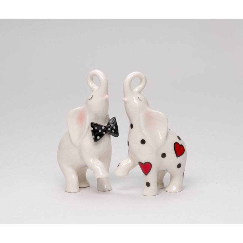 Valentine Elephant Salt And Pepper