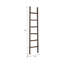 Rustic 6ft Tall Blanket Ladder, Decorative Freestanding Ladder For Storage - 19" x 2" x 76"-940195354