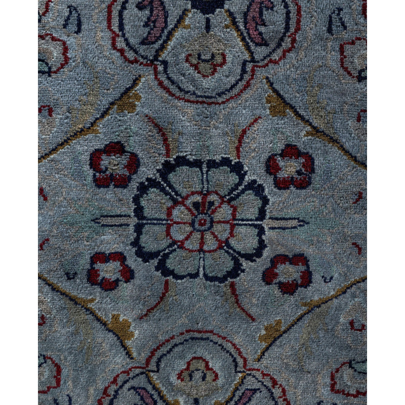 Overdyed One-of-a-Kind 8' 0" X 8' 1" Hand Knotted Area Rug