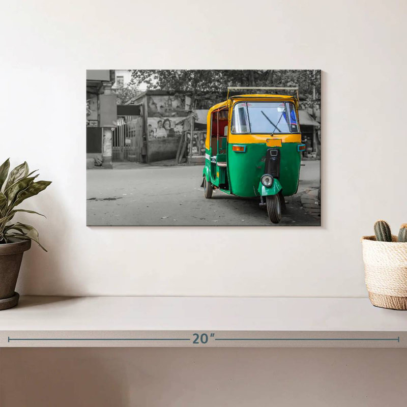 Mehar Indian Rickshaw Pop, 8" H x 12" W