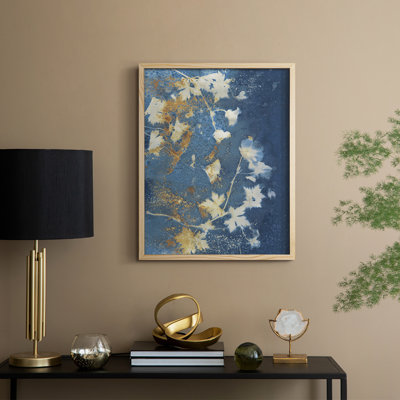 «Garden Glow I», reproduction encadrée - bois massif