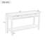 Console moderne en placage de sapin avec design en nid d'abeille, convenant à un bureau, un vestibule, un couloir, un salon, un vestibule-118014328