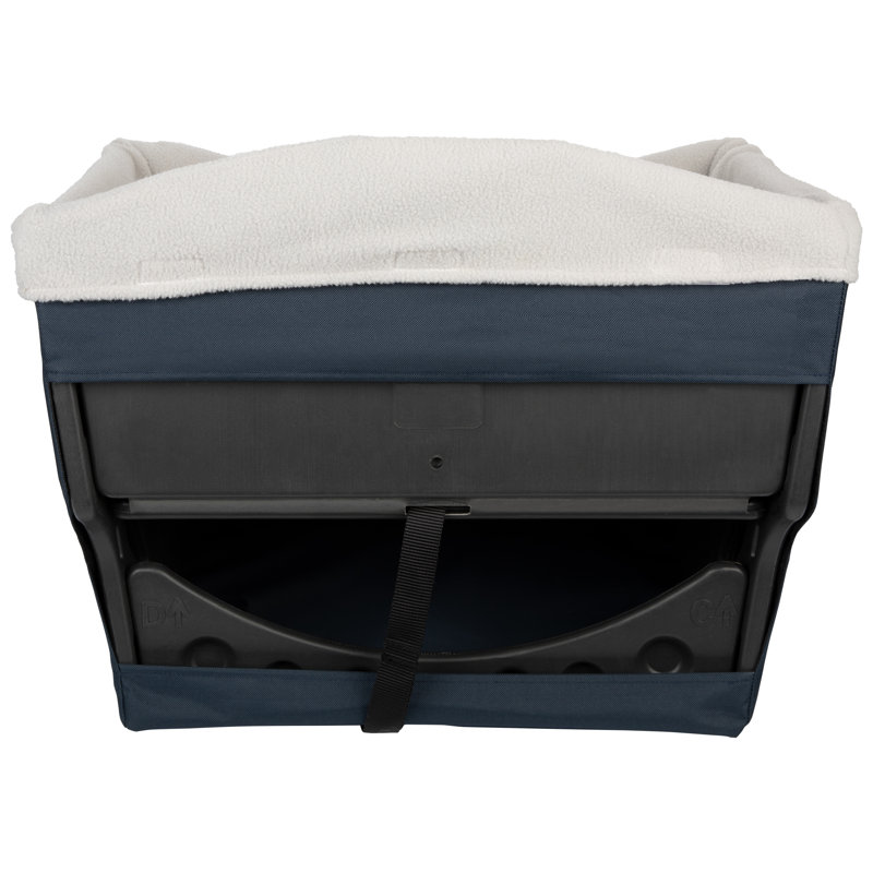 Navy Soft-Sided Small Dog Car Safety Seat
