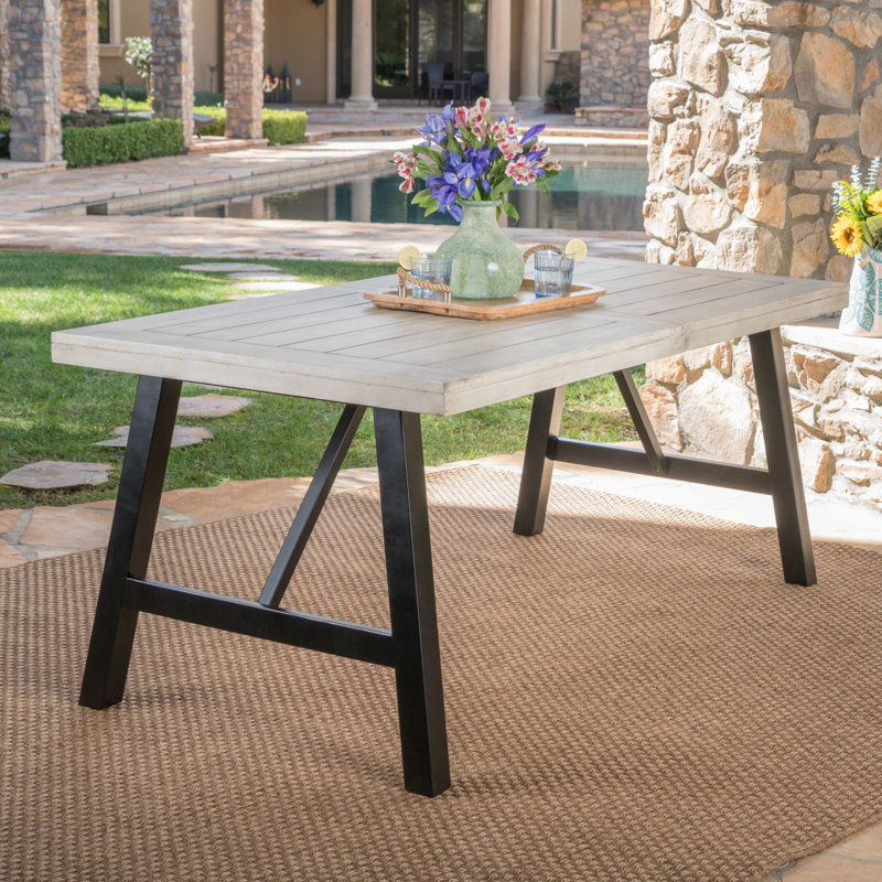Table basse d'extérieur, Gris clair