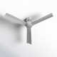 52" Smart Home Compatible 3 Blade Smart Ceiling Fan with Remote