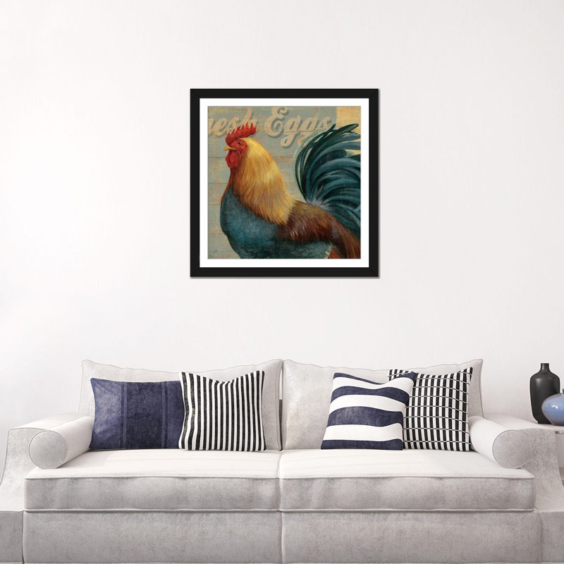 "Morning Call" par Daphne Brissonnet, reproduction d'art sur toile, H 16 po x l 16 po x P 1 po, Blanc