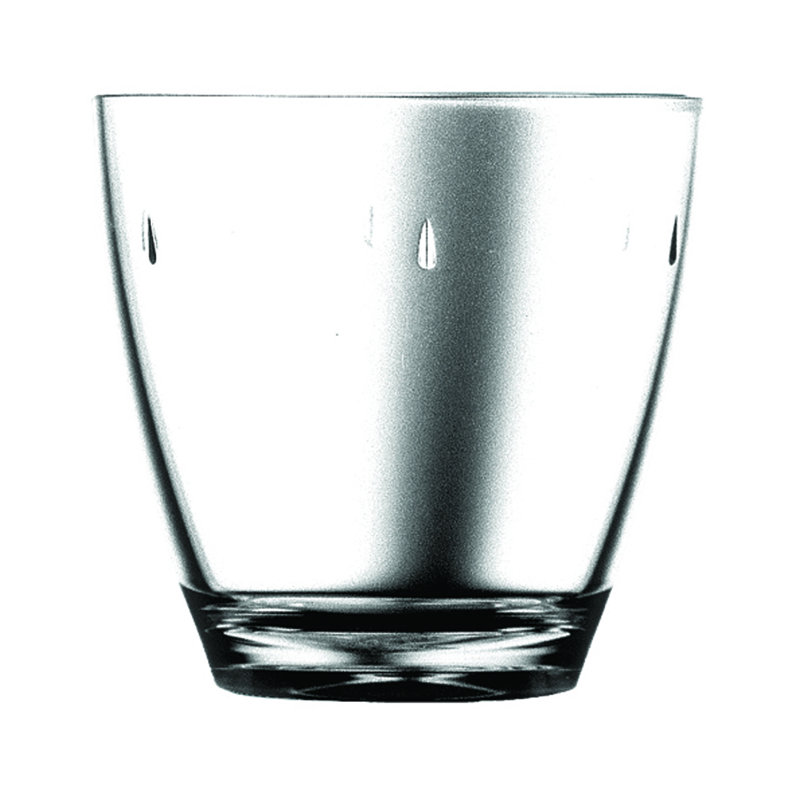 Polycarbonate Liquor Glass - 12 Pieces, White
