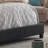 Fabric Upholstered Bed,Tufted Headboard Adjustable Height Bed Frame-31103053-31103055