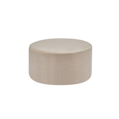 75cm Wide Velvet Footstool Ottoman