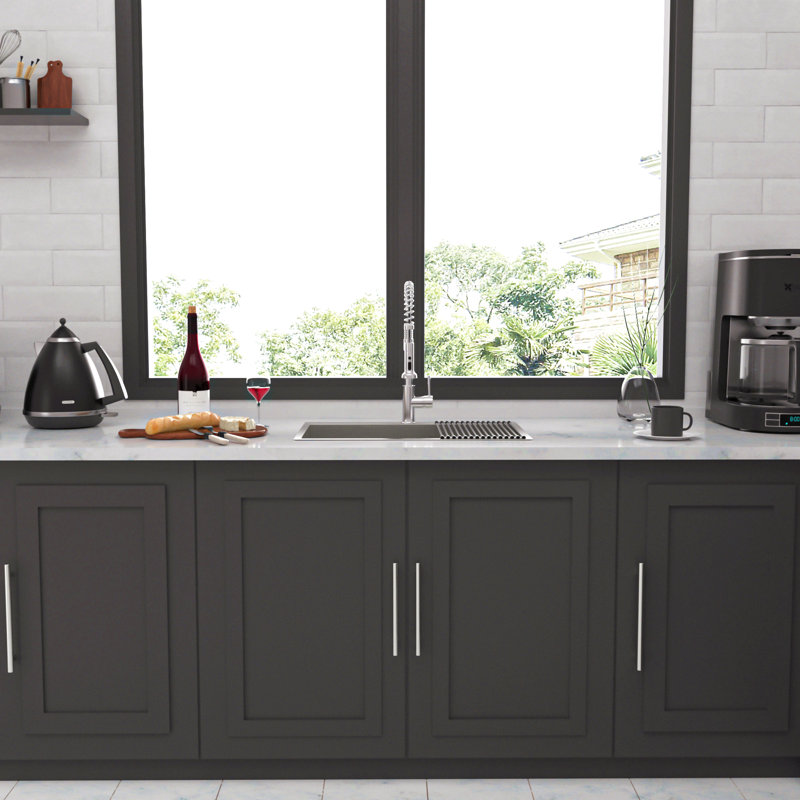 33X22 Inch Kitchen Sink Drop In 16 Gauge Stainless Steel 33" Single Bowl Topmount Kitchen Sink Basin