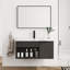 Meuble-lavabo simple 24 po avec comptoir en céramique et meuble-lavabo flottant 24 po-129398113