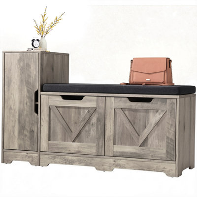 8 Pair Shoe Storage Bench