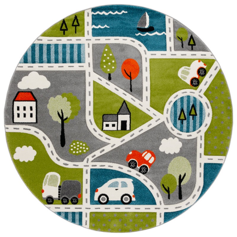 Tapis performance Andrienne, Rond 6 pi 7 po