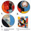 Vinyle coloré rétro II - musique, impressions d'art mural-1875910539-1875910548