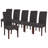 Arruda Upholstered Parsons Chairs-Panel Stitching-854970364