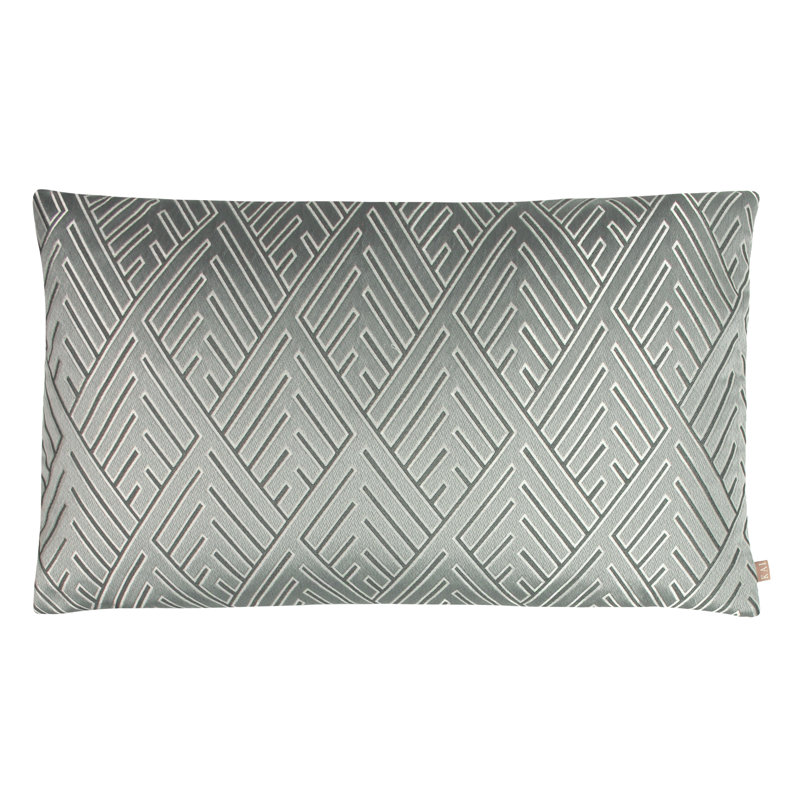 Kai Demeter Geometric Rectangular Cushion Cover, Moonlight