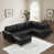 Black Faux Leather