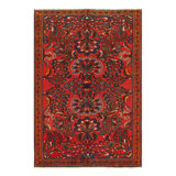 Canvello Rust Silkroad Antique Lilihan Rug - 4'4'' X 6'5''