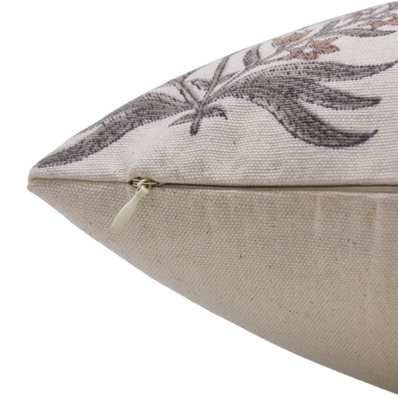 Housses de coussin en toile à motif de canard Fabividine (Virandavan, brun), H 20 po x l 20 po
