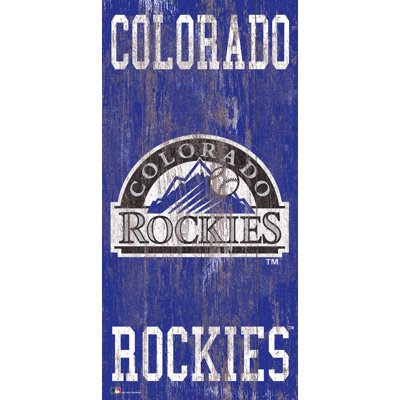 « colorado rockies », impression sur bois