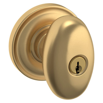 Keyed Egg Knob with Classic Rose
